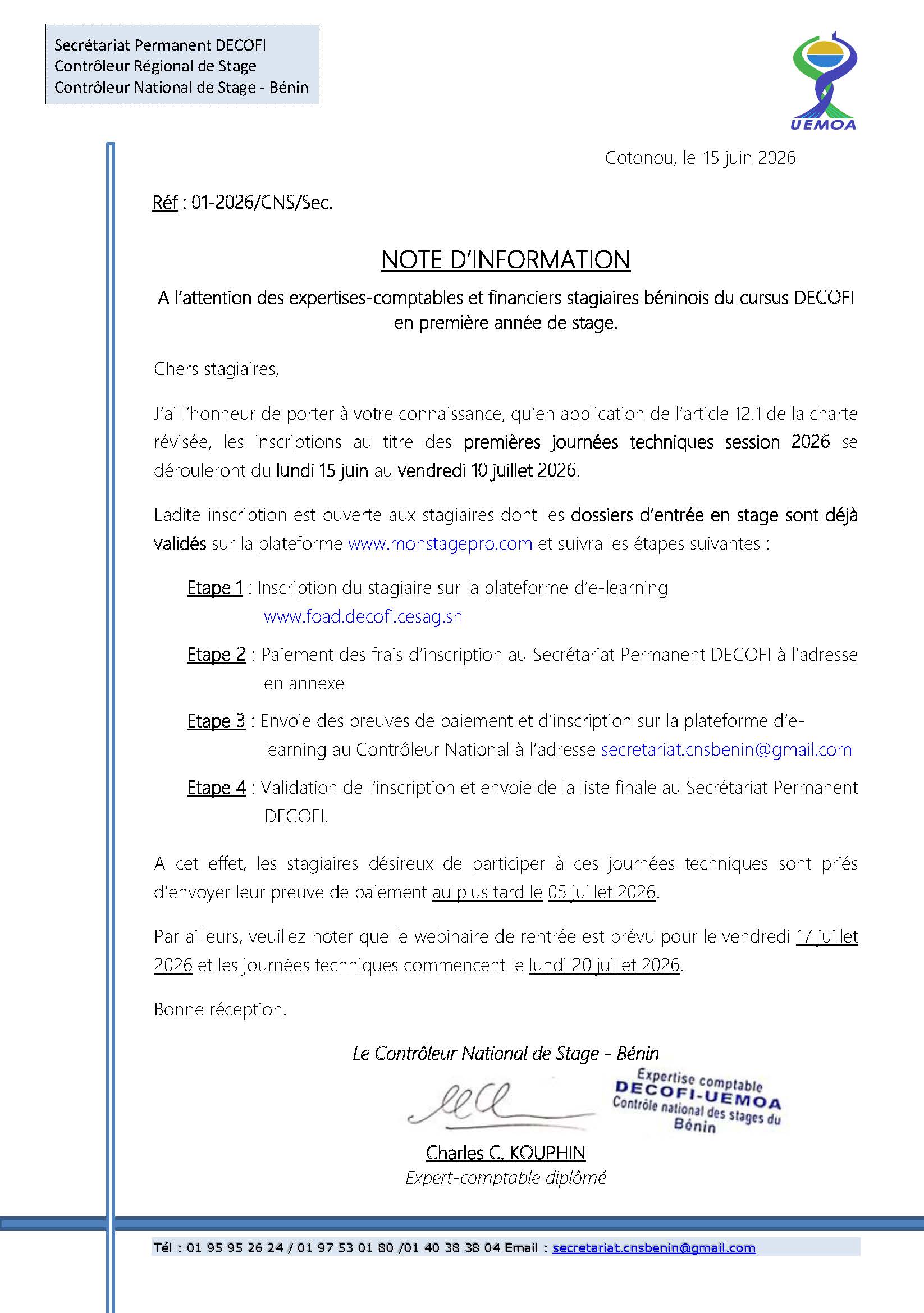 Note du CNS n°1-2026_Inscription JT1.1 2026